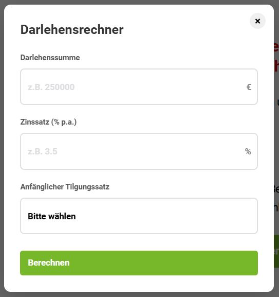 Darlehensrechner öffnen